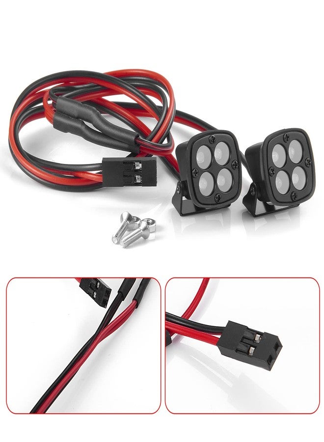 مصابيح أمامية LED من WEFEINO RC Crawler لسيارات Axial TRX-4 TRX6 SCX10 90046 RC Crawler (1#2) - Image 3